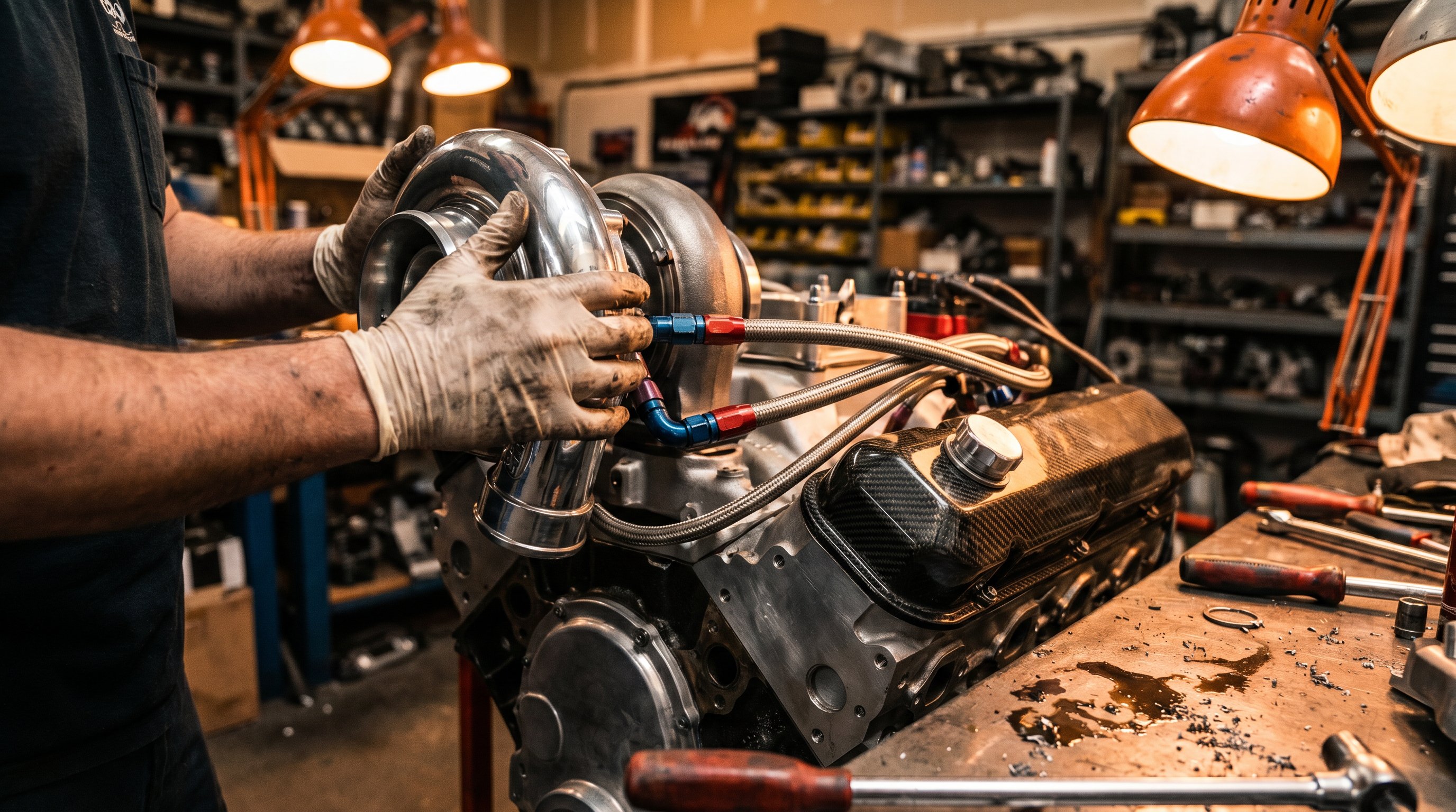 抖音揭秘汽车引擎涡轮增压改装视频教程